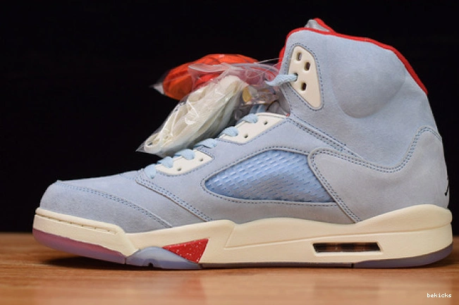 Reps blue 5 jordan retro ice ci1899-400 room trophy 0211