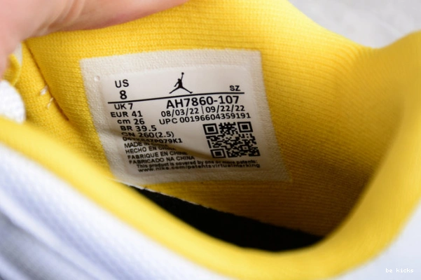 Reps 11 air jordan “yellow ah7860-107 snakeskin” low 0209