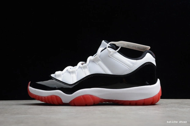 Cheap jordan low av2187-160 bred 11 air white 0226