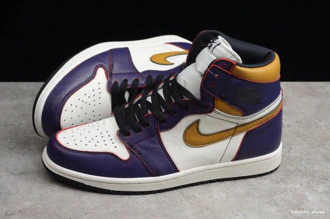 Rep jordan chicago air 1 sb lakers nike cd6578-507 0210