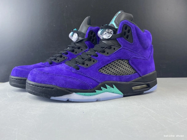 Rep jordan air 136027-500 5 grape alternate 0226