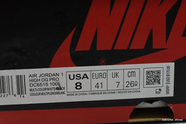 Reps prototype jordan og air high 1 dc6515-100 0210