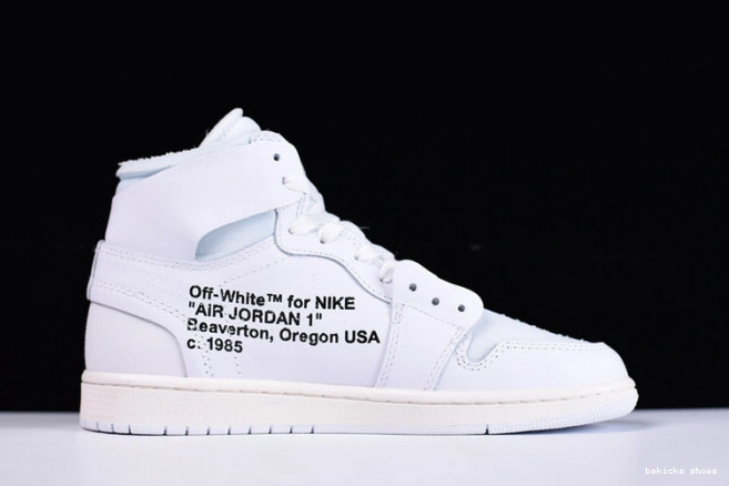 Cheap air aq0818-100 jordan 1 retro ofw white high 0223