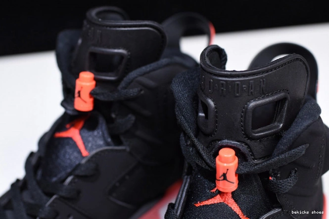 Cheap retro air jordan infrared 6 384664-060 black 0223