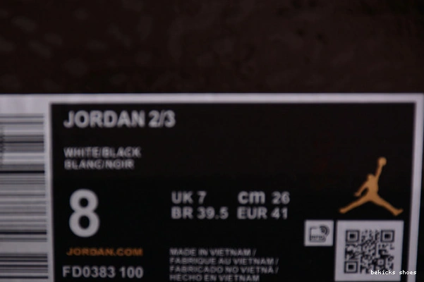 Cheap air 2 black” jordan “white fd0383-100 3 0216