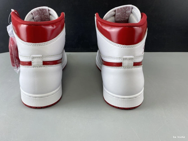 Reps retro jordan 555088-103 og “metallic high air 1 red” 0218