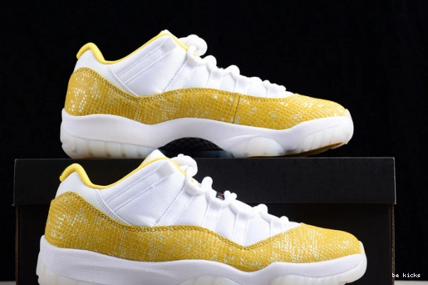 Reps 11 air jordan “yellow ah7860-107 snakeskin” low 0209