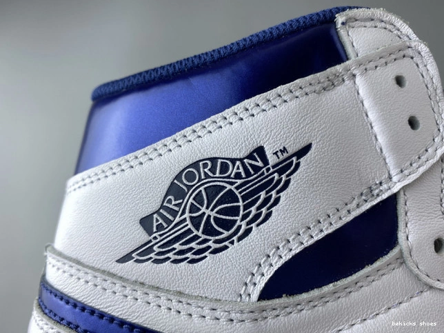 Reps retro navy'' jordan air high 555088-106 ''metallic 1 og 0226