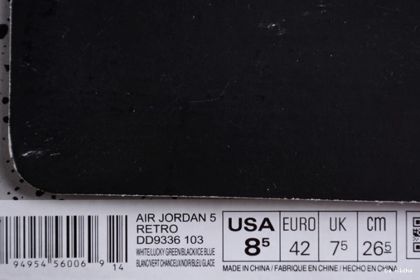 Cheap 5 green” air jordan “lucky dd9336-103 0209