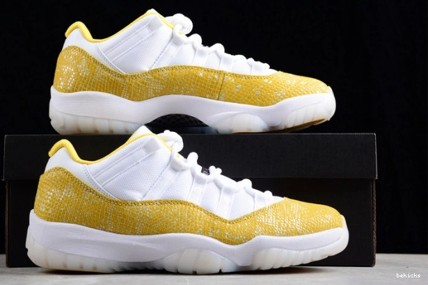 Cheap snakeskin” low ah7860-107 air 11 jordan “yellow 0215