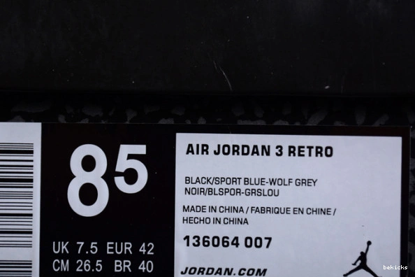 Rep 136064-007 3 sport blue air retro jordan 0212