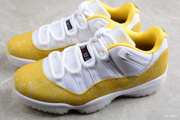 Reps 11 air jordan “yellow ah7860-107 snakeskin” low 0209