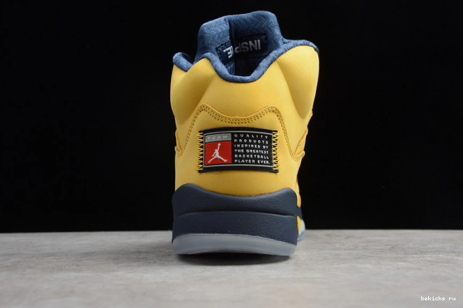 Cheap cq9541-704 retro jordan 5 sp ''michigan'' air 0215