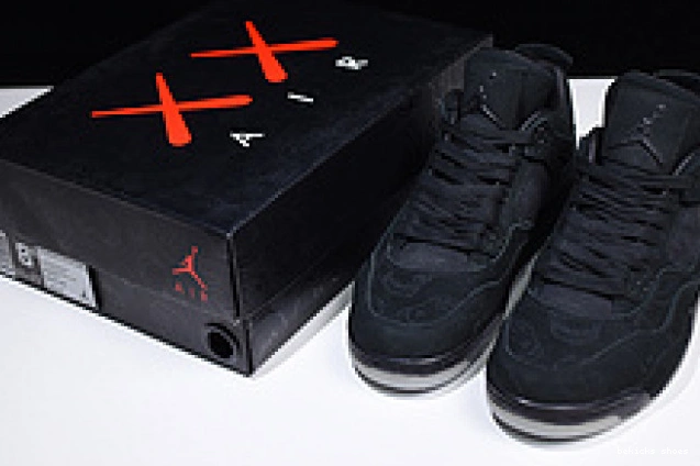 Rep nike jordan 930155-001 air retro 4 kaws black 0210