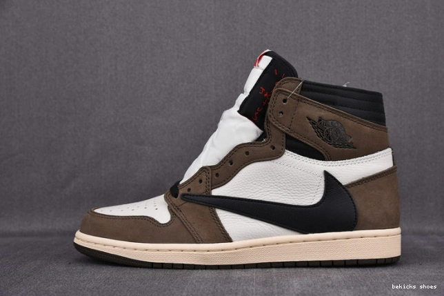 scott ''mocha'' retro high air cd4487-100 jordan travis x 1 og 0210