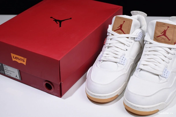 Cheap jordan 4 air ''white'' levi''s ao2571-100 x 0220