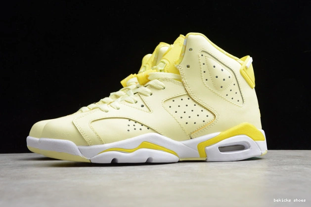 Reps air retro 6 jordan floral (gs) 543390-800 dynamic yellow 0216