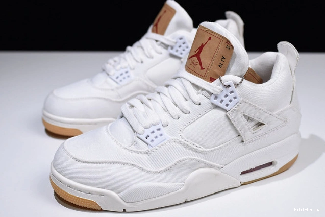 Cheap jordan 4 air ''white'' levi''s ao2571-100 x 0220