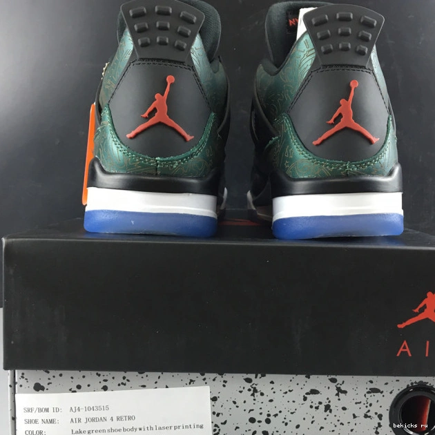 Cheap jordan 4 laser green air aj4-1043515 0308