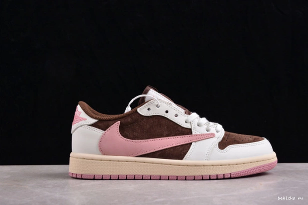 Reps travis low air “dark pony oxford” scott jordan x 1 dz4137-206 pink og 0316