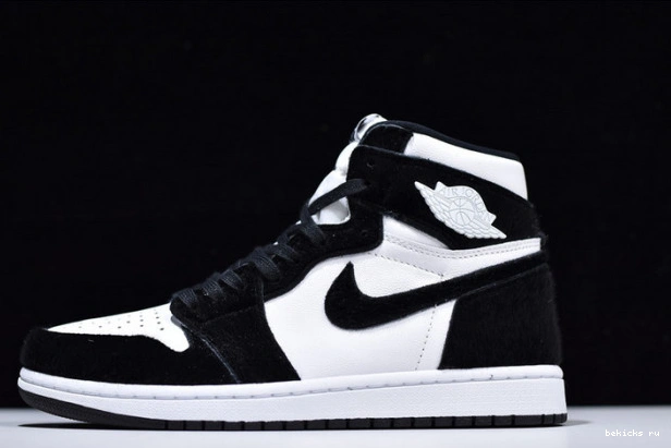 1 jordan air white panda cd0461-007 black 0315