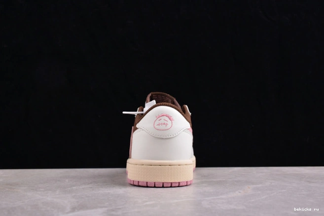 Reps travis low air “dark pony oxford” scott jordan x 1 dz4137-206 pink og 0316