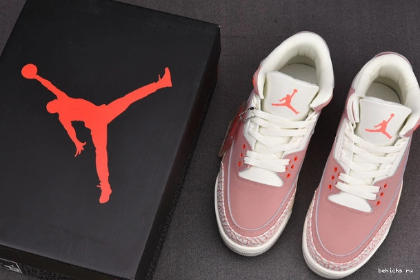 Cheap (w) 3 ck9246-600 retro pink rust jordan 0312