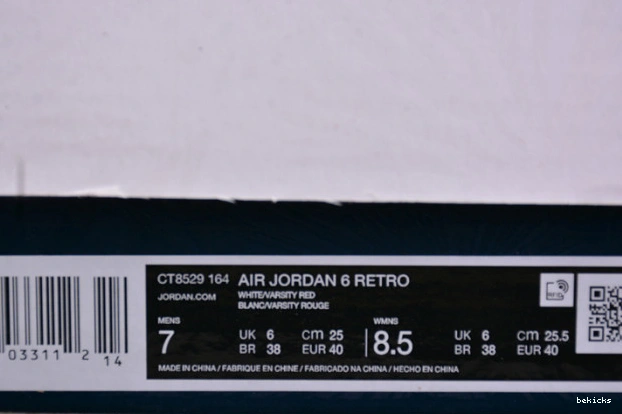 Rep ct8529-164 “olympic” jordan air 6 0308