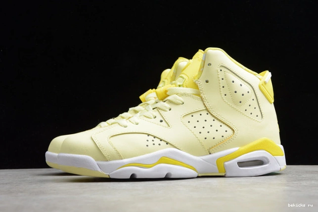 Reps jordan floral 6 air (gs) retro 543390-800 yellow dynamic 0310