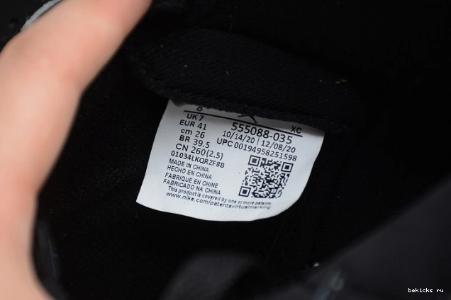 Reps og air 1 ''shadow 555088-035 2.0'' jordan high retro 0316