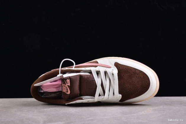 Reps travis low air “dark pony oxford” scott jordan x 1 dz4137-206 pink og 0316