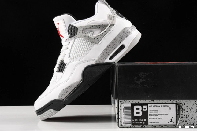 Reps jordan og air cement” 840606-192 “white 4 0312