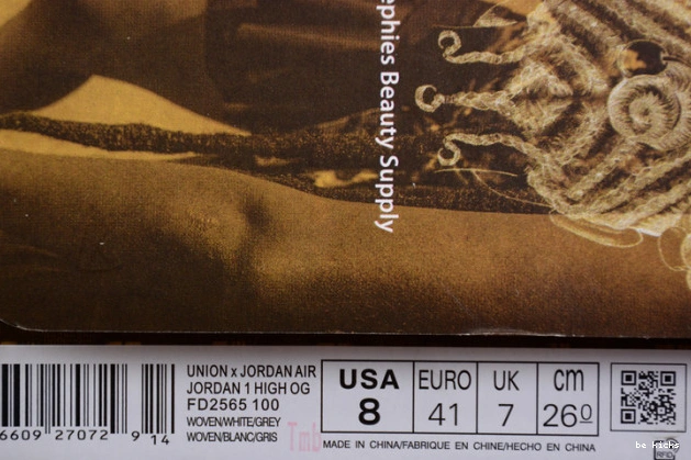 Cheap union air og 1 high fd2565-100 woven sail sp retro jordan 0322