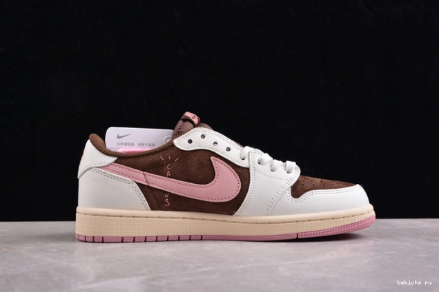 Reps travis low air “dark pony oxford” scott jordan x 1 dz4137-206 pink og 0316