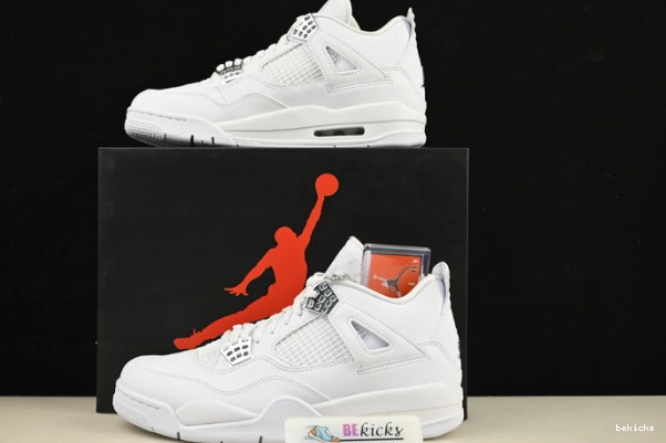 Cheap white 308497-100 air money” jordan “pure retro 4 0306