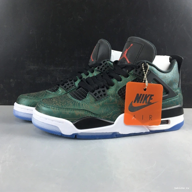 jordan 4 laser green air aj4-1043515 0308